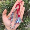 Handmade Braided Cotton Lanyard Bohemian Style Colorful Tassels Fashion Accessory for Phone Keychain Bag Decoration