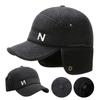 Windproof Earmuffs Hat Ear Protection Bomber Hats Outdoor Winter Hat  for Men