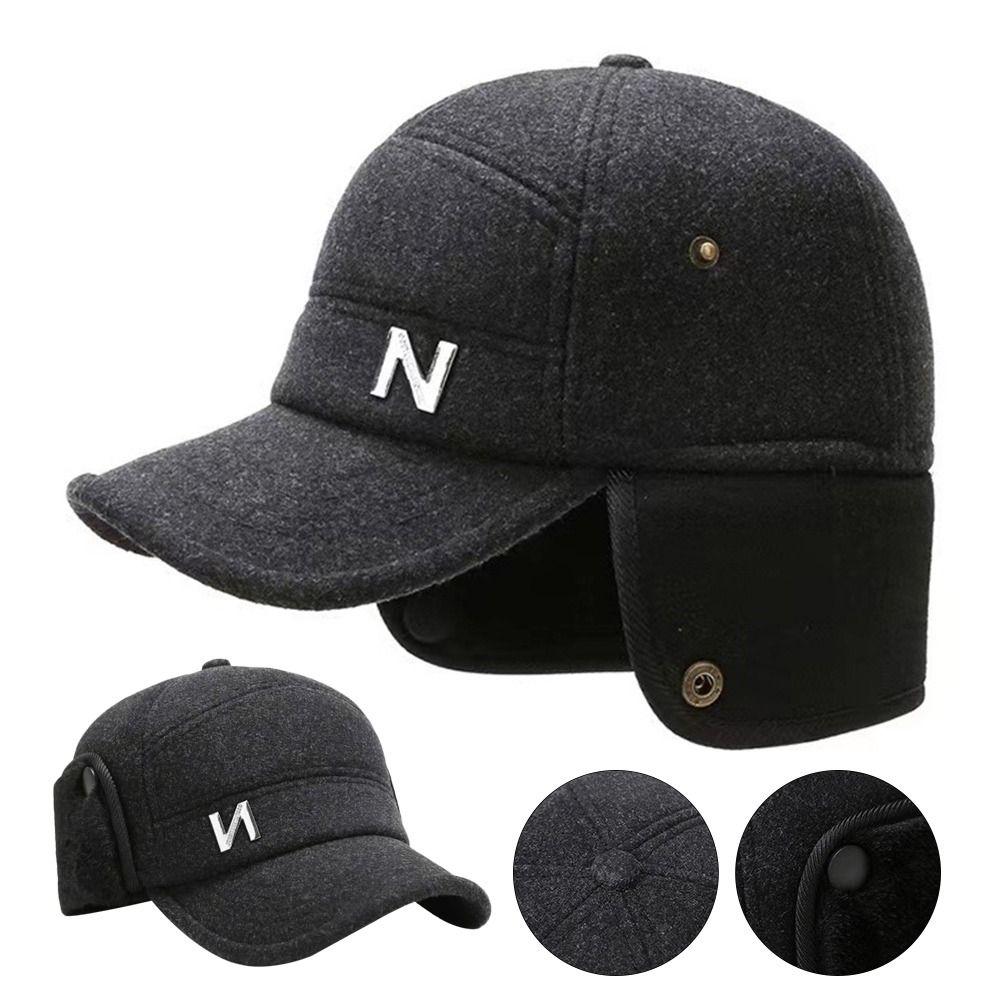 Warm Earmuffs Hat Ear Protection Bomber Hats Outdoor Winter Hat  for Men