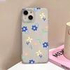 Blue Pink Flower Applies To iPhone17ProMax Mobile Phone Case 17 Apple 16/14 Matte 13 All-inclusive 15
