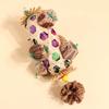 Bamboo Woven Pet Bird Chew Toy Hanging Teeth Grinding Toy Cornhusk Pinecone Toy  Small Pet