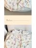Japanese-Style Cute Cat Print Cotton Pajamas for Women, Long-Sleeved Home Set for Spring & Autumn