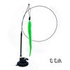Pet Cat Toy Cat Wand Fluffy Feather With Bell Sucker Cat Stick Toy Interactive Toys for Cats Kitten Hunting Exercise Pet Product