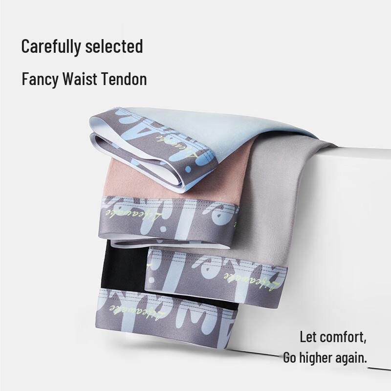 HLA Men's 50-Count Cotton Printed Antibacterial Boxer Briefs (3-Pack)