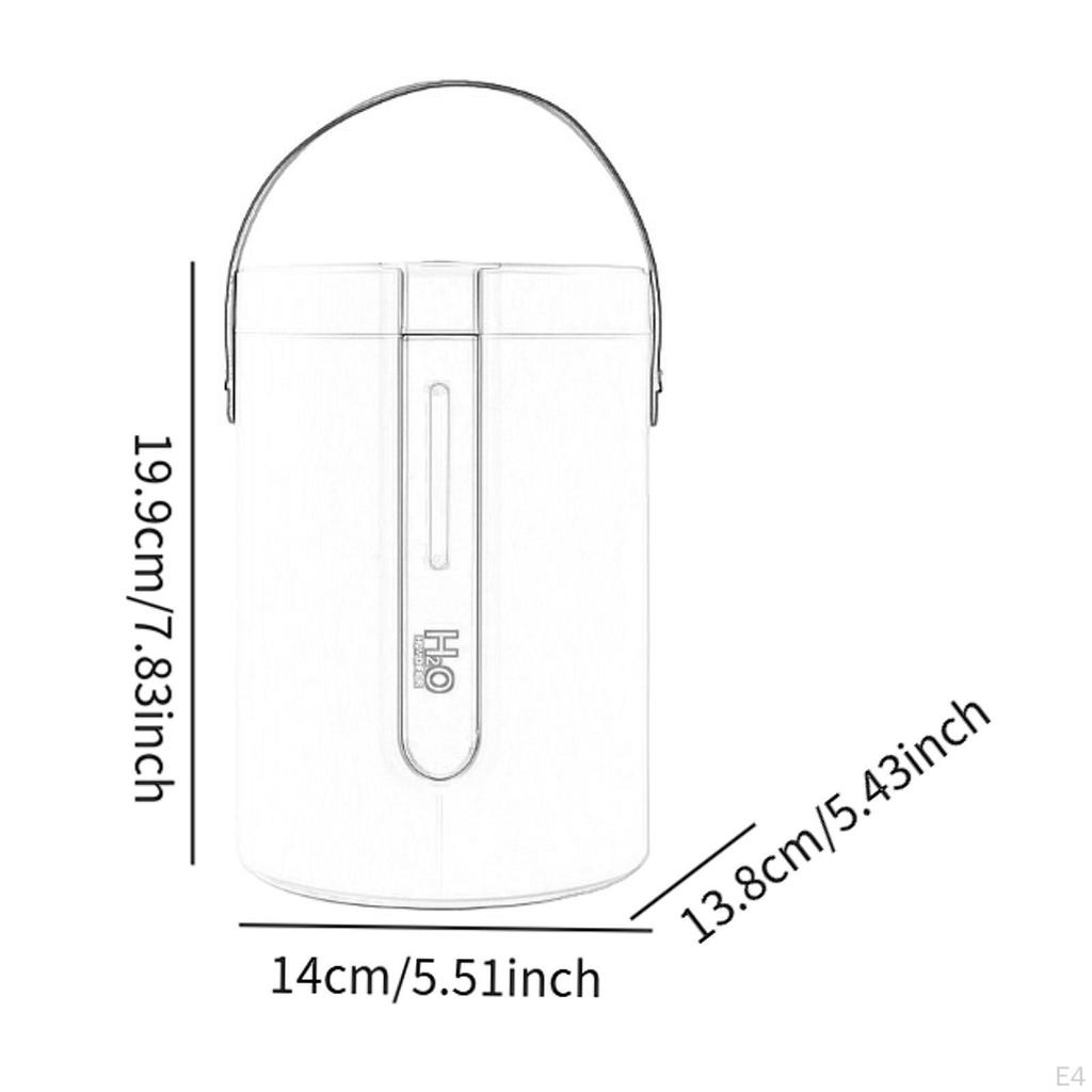 Double Spray Humidifier Personal Desk for NightStand Office Hotel White