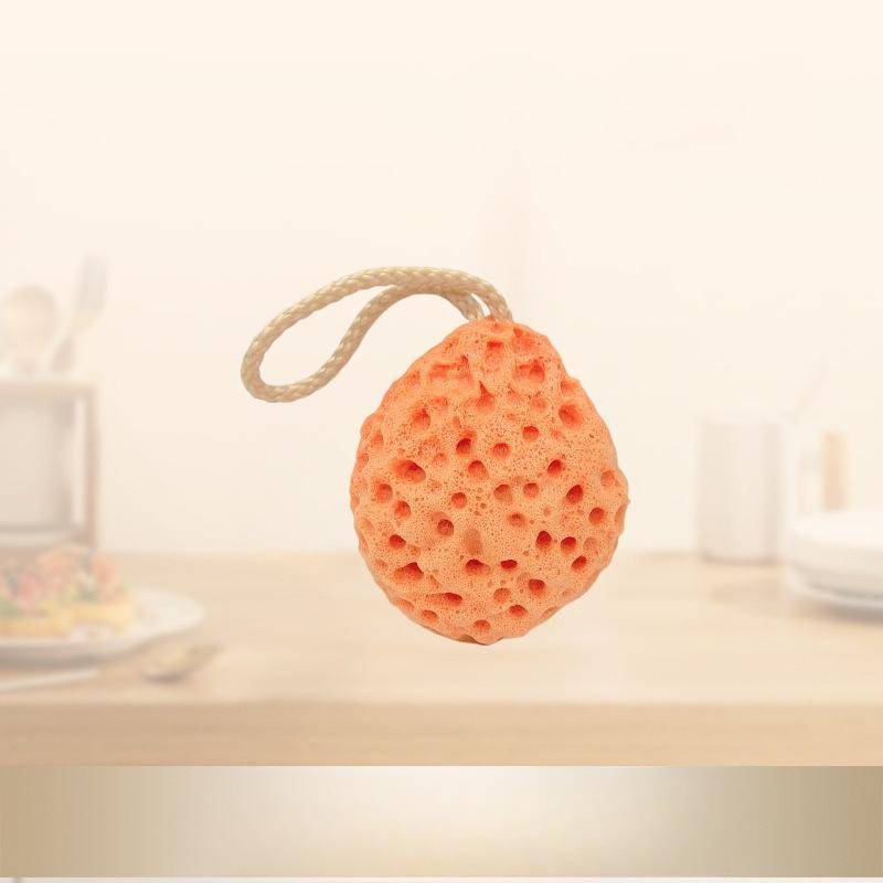 1pc Japanese Honeycomb Bath Sponge - Ultra Soft Bathing Sponge with Honeycomb Cells, Non-Slip Grip, Gentle Exfoliating Body