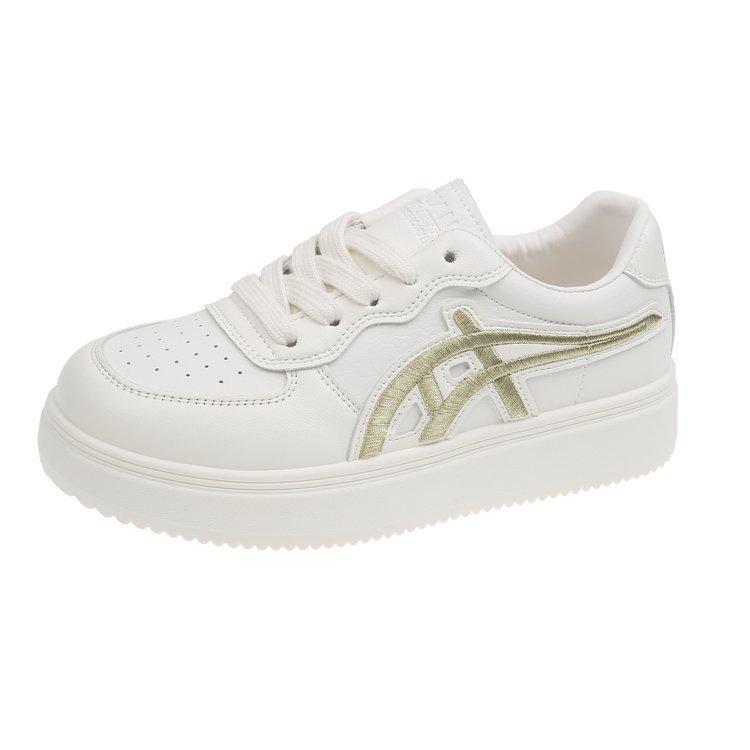 

[youshilai] thick-soled little white shoes 2025 new versatile height-increasing breathable casual sports little white board shoes 40