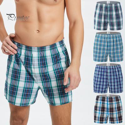 Men Elastic Cotton Loose Underpants Soft Stretchy Blended Panties