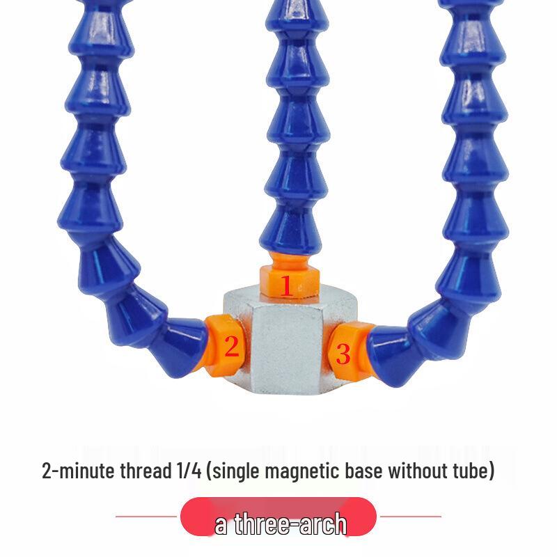 Adjustable Magnetic Base Air Nozzle with Universal Gooseneck Tube