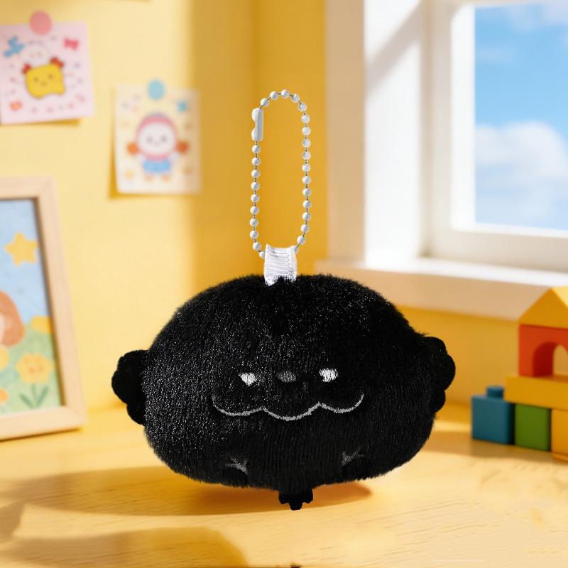 Cute Cartoon Plush Bird Keychain Creative Fashion Parrot Seagull Pendant Backpack Decoration Pendant Accessories Gift