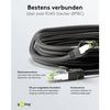 Câble réseau - GOOBAY - RJ45 CAT 8.1 S-FTP - 2m - Noir - Sans halogène - Contacts dorés
