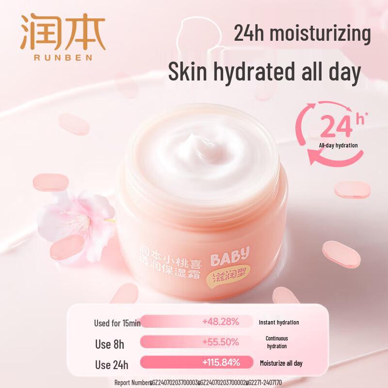 Runben Xiaotaoxi Moisturizing Cream Set