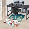 Christmas Elf Chair Mat - Anime Cartoon Design, Non-Slip Carpet for Office, Home Decor, Living Room, Bedroom, Game Room & Dormitory.R096