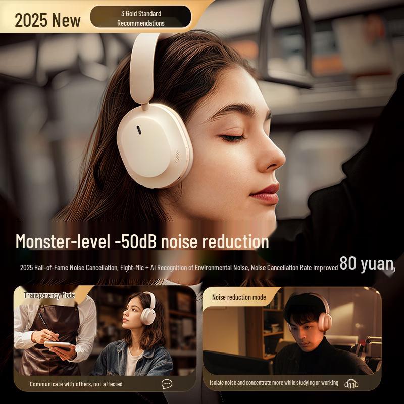 Jinyun B900 MAX Wireless Active Noise Cancelling Headphones