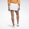 Reebok Solid Color Breathable Sports Fitness Casual Skort Women skorts White HT4925
