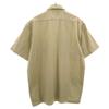 Dickies Short Sleeve Work Shirt M Beige Men's Used