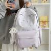 Schoolbag Korean Version Ins Cute Cartoon Backpack College Style Elementary School Students Fashion Schoolbag Niche Girls Travel Small Backpack
