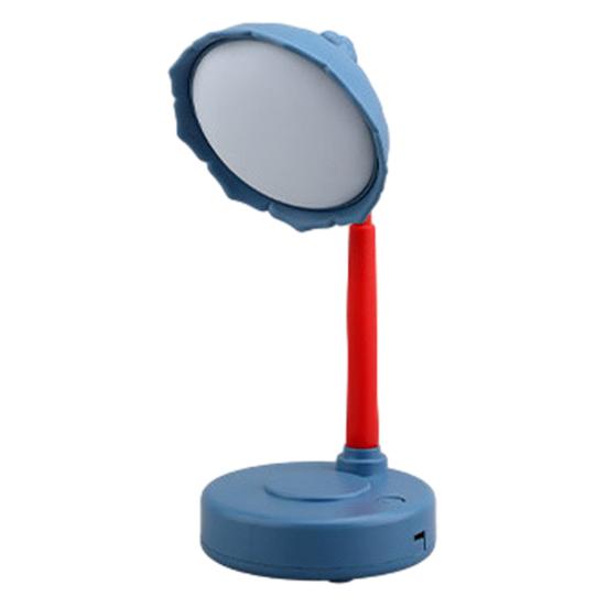 LED Desk Lamp Cute Flower Table Lamp with Adjustable Flexible Gooseneck Rechargeable Eye-Caring Night Light for Dorm Bedroom Reading