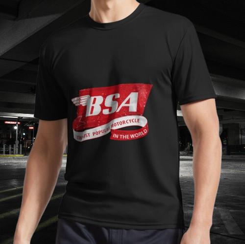 

BSA vintage sign Logo Active T-Shirt Funny Size S to 5XL 2XL