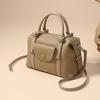 Handbag Leather Women'S Bag Leather Handbag Versatile Fashion Shoulder Bag Crossbody Bag Commuter Bag