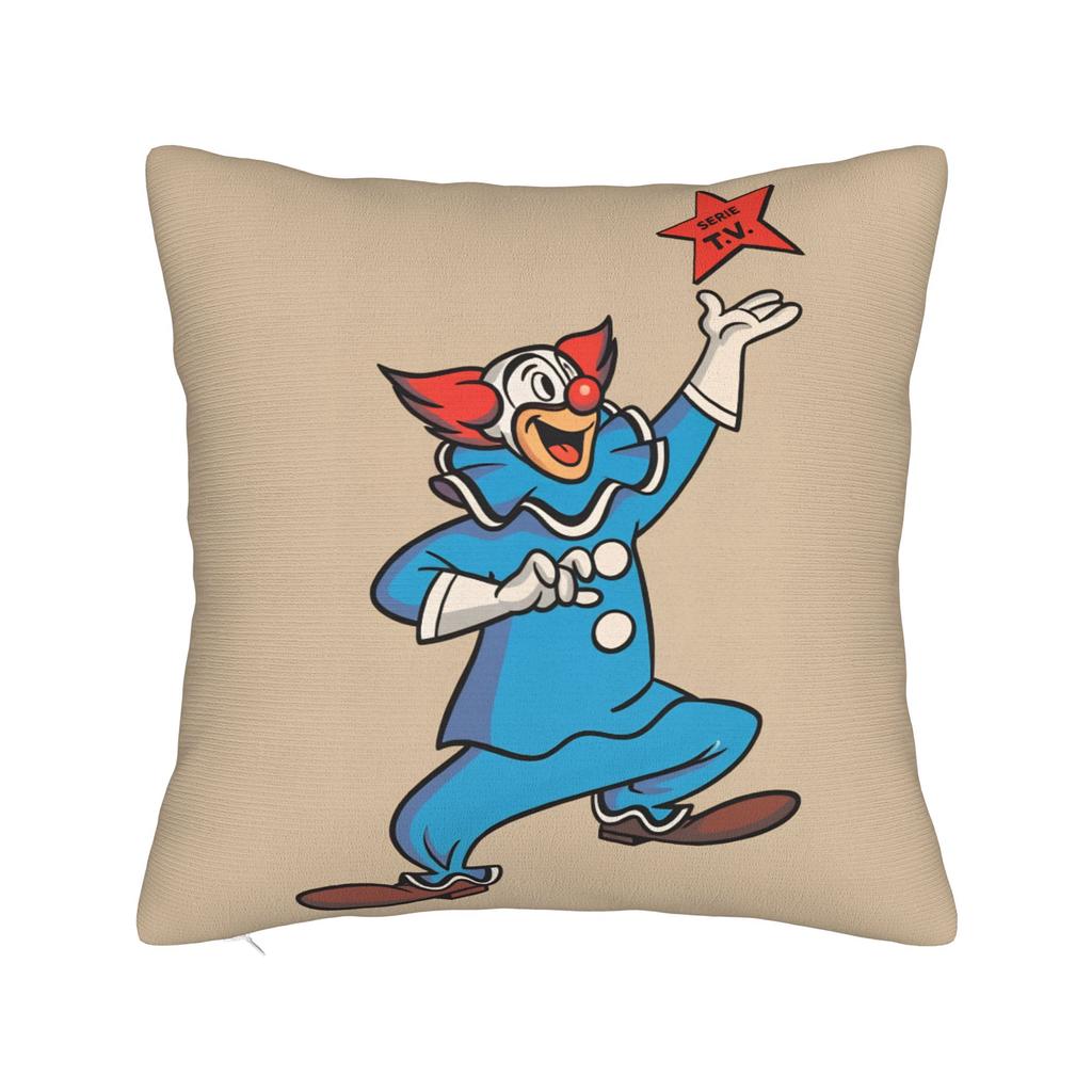 Funny Clowns B-Bozoeds Pillowcases Vintage Pillow Case For Living Room Bed Chair Design Pillow Cover
