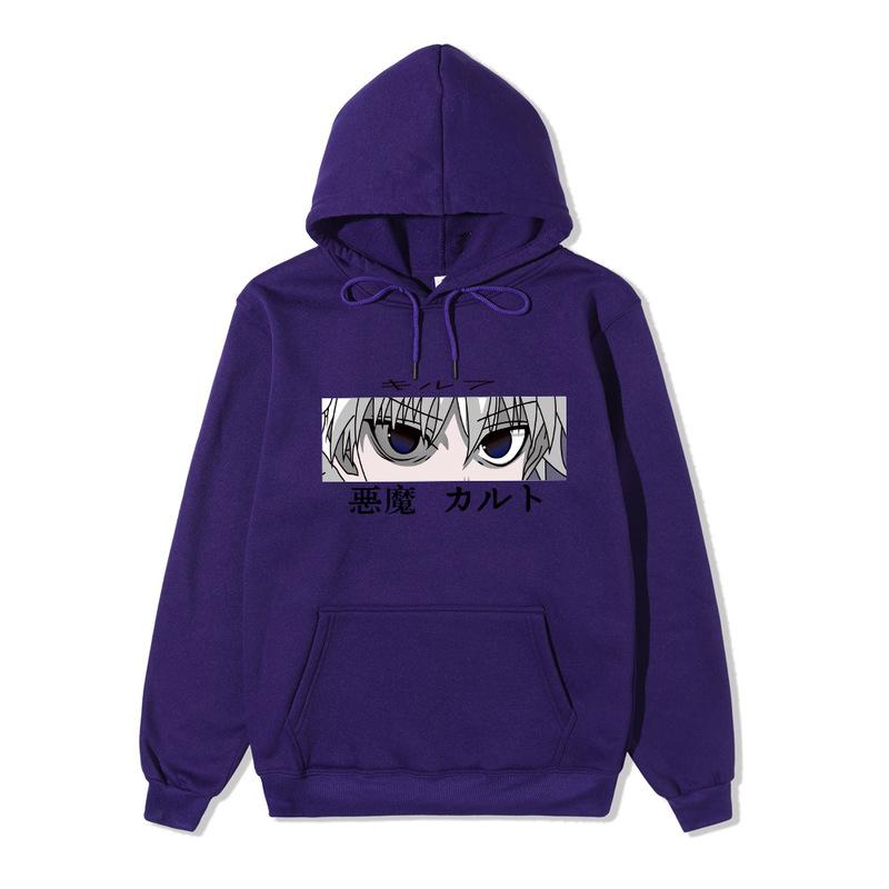 Japanischer Anime Hoodies Hunter X Hunter Vollzeit Hunter Print Pullover Männer Frauen Hoodie Sweatshirt