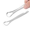 Removing Bad Breath Tongue Scraper Silver Tongue Scraping Brush Oral Cleaner Tools  Oral Care