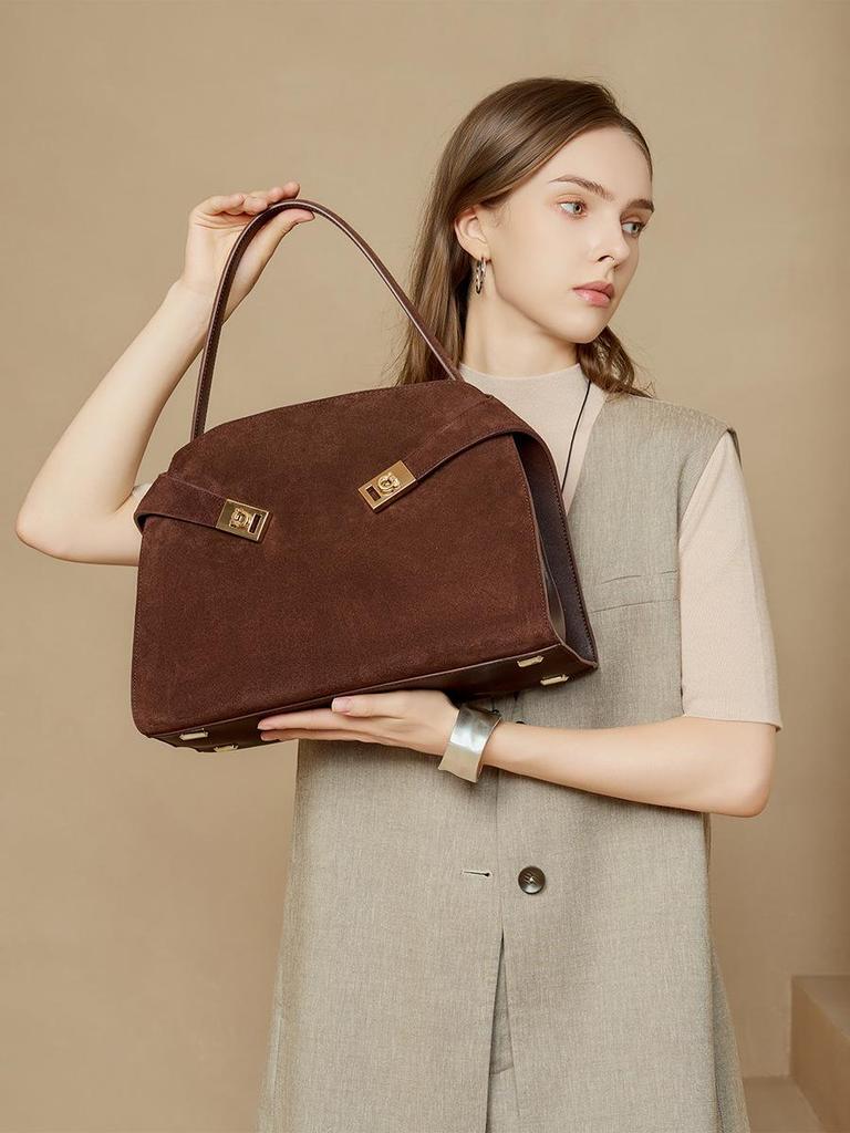 Korean Retro-Style Fashionable Large-Capacity Women's Tote Bag