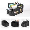 Car Seat Storage Organizer Foldable Console Storage Box With Handle Interior Organizer Accessories For Toys Tissues Snacks