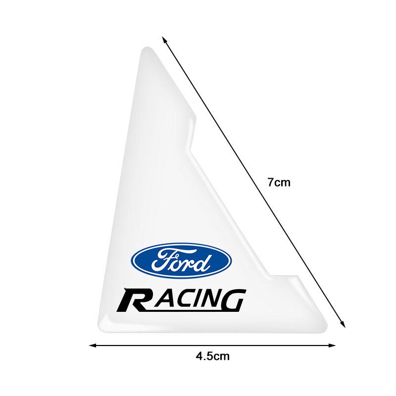 2Pcs Car Door Corner Cover Anti-Scratch Protection 3D Sticker For Ford Focus 2 3 mk3 Fiesta Ranger Mondeo Mustang Transit Fusion Kuga