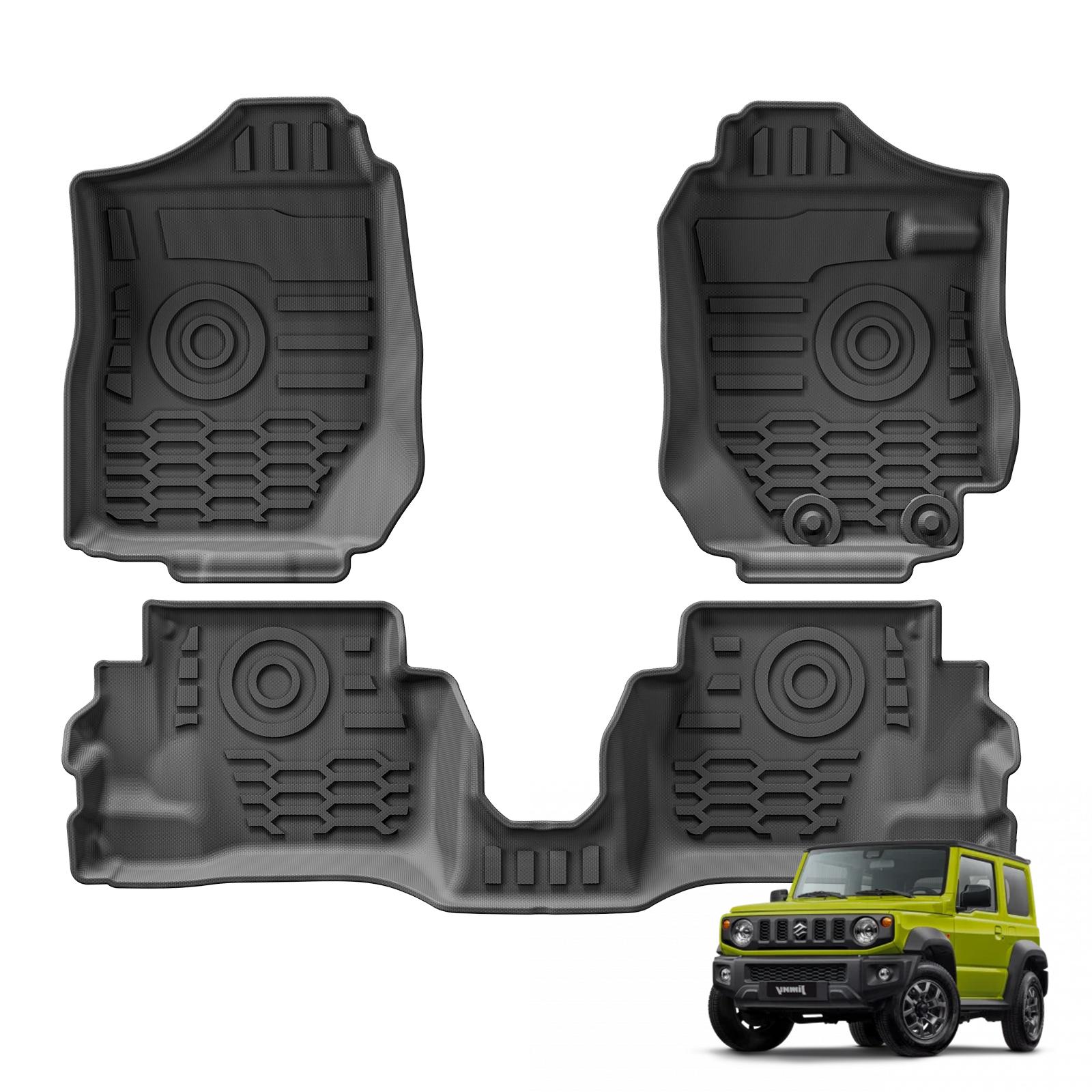 

Right Drive for Suzuki Jimny 2019-2026 Fuel All-weather Floor Mats Liner TPE 3D Foot Pad Automotive Interior Accessories Black