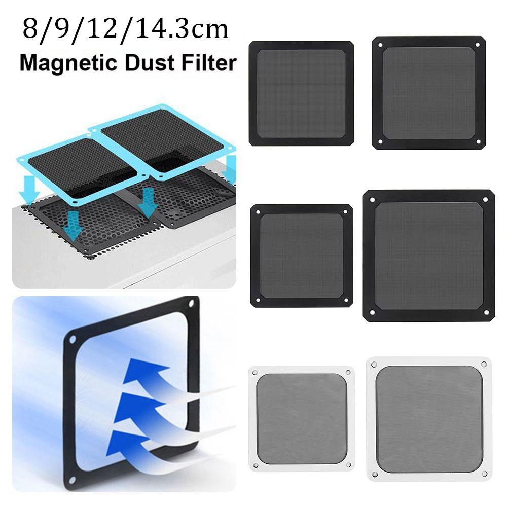 Magnet Dustproof Mesh Cover 80mm 90mm 120mm 143mm Computer Chassis Net Guard Net Cover