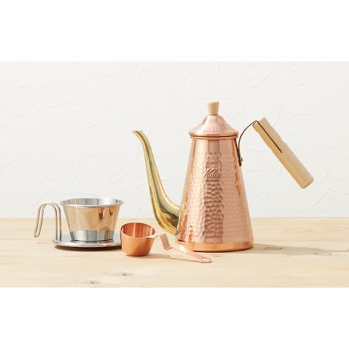 Kalita Wave Series Stainless Steel Coffee Dripper (WDS-185) - Handcrafted by Tsubame Artisans, This Dripper Is Perfect for 2-4 People and Serves 2 or