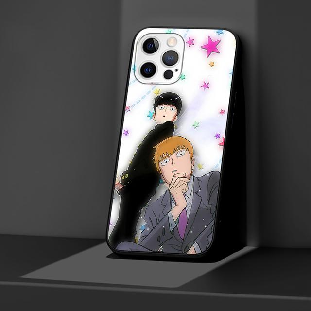 

Чехол Mobu Saiko Hyaku для Iphone 14 11 13 Pro Max 12 Mini Xr 7 8 Plus Se 2020 Xs 6 6s +5 5S, черный мягкий чехол для мобильного телефона iPhone 7 Plus(8Plus)