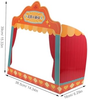 Abaodam Traditional Chinese Shadow Puppet Theater Paper Stage Creative Role Play Learning Toy Fine Motor Skills & Cultural Knowledge
