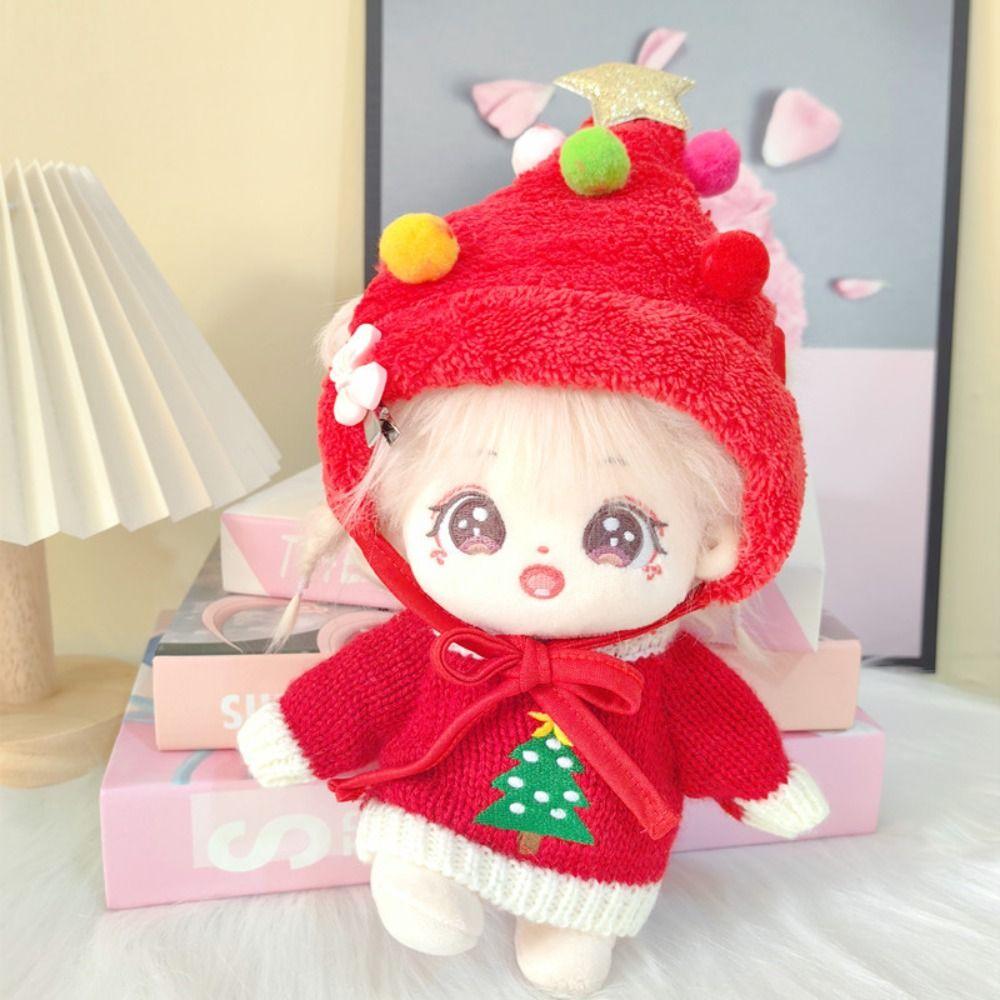 Trendy Christmas 20cm Cotton Clothes Cartoon DIY Toy Accessories Cute Colorful Clothes Decoration BJD