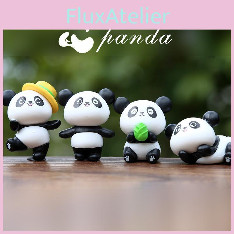 Dancing Panda Baby Desk Car Ornament Pvc Collectible Toy For Kids