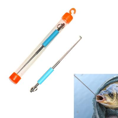1pcs Easy Fish Hook Remover Stainless Steel Safety Fishing Hook Extractor Detacher Rapid Decoupling Device Fishing Tools ZPG