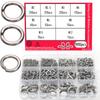 900-Piece M2-M12 Stainless Steel Anti-Loosening Spring Washer Set