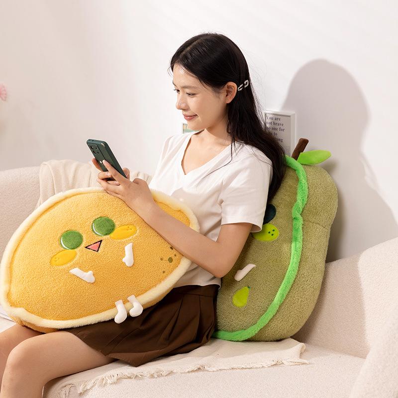 Cartoon Frucht Mango Zitrone Kissen Plüschtier Apfel Birne Puppe Heim Kissen Kissen Muppet Puppe