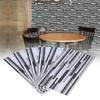 6pcs Waterproof Wall Sticker Contact Paper Peel and Stick Wallpaper Marble Tile Sticker  For Bedroom