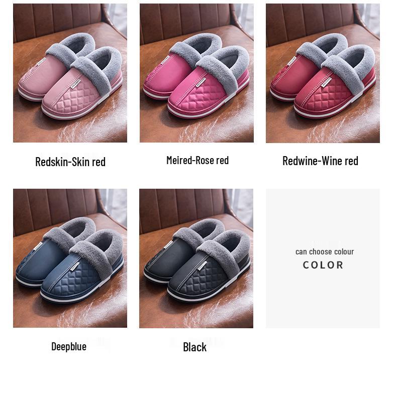 Herens Waterdichte Katoenen Pantoffels - Winter 2025 Stijl, Binnen/Buiten, Grote Maat