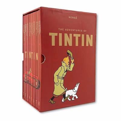 The Adventures of Tintin The Tintin Collection 1-8 8 Volumes Hardcover Gift Box