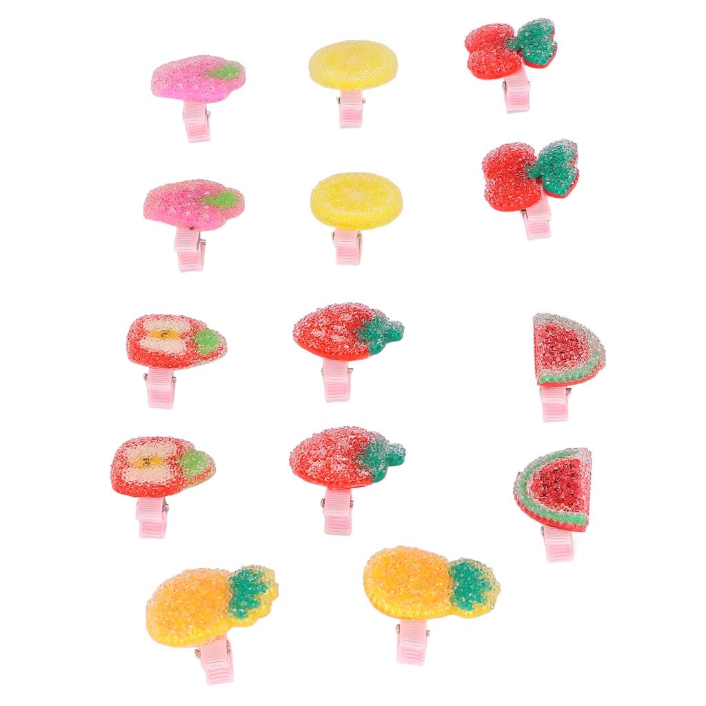 14 Stück Tierhaarklammern Niedlich Bunt Schön Tierpflege Kopfschmuck für Haustierhunde Katzen