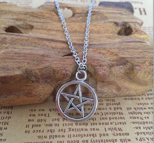Vintage Evil Pentagram Necklace, Jewelry