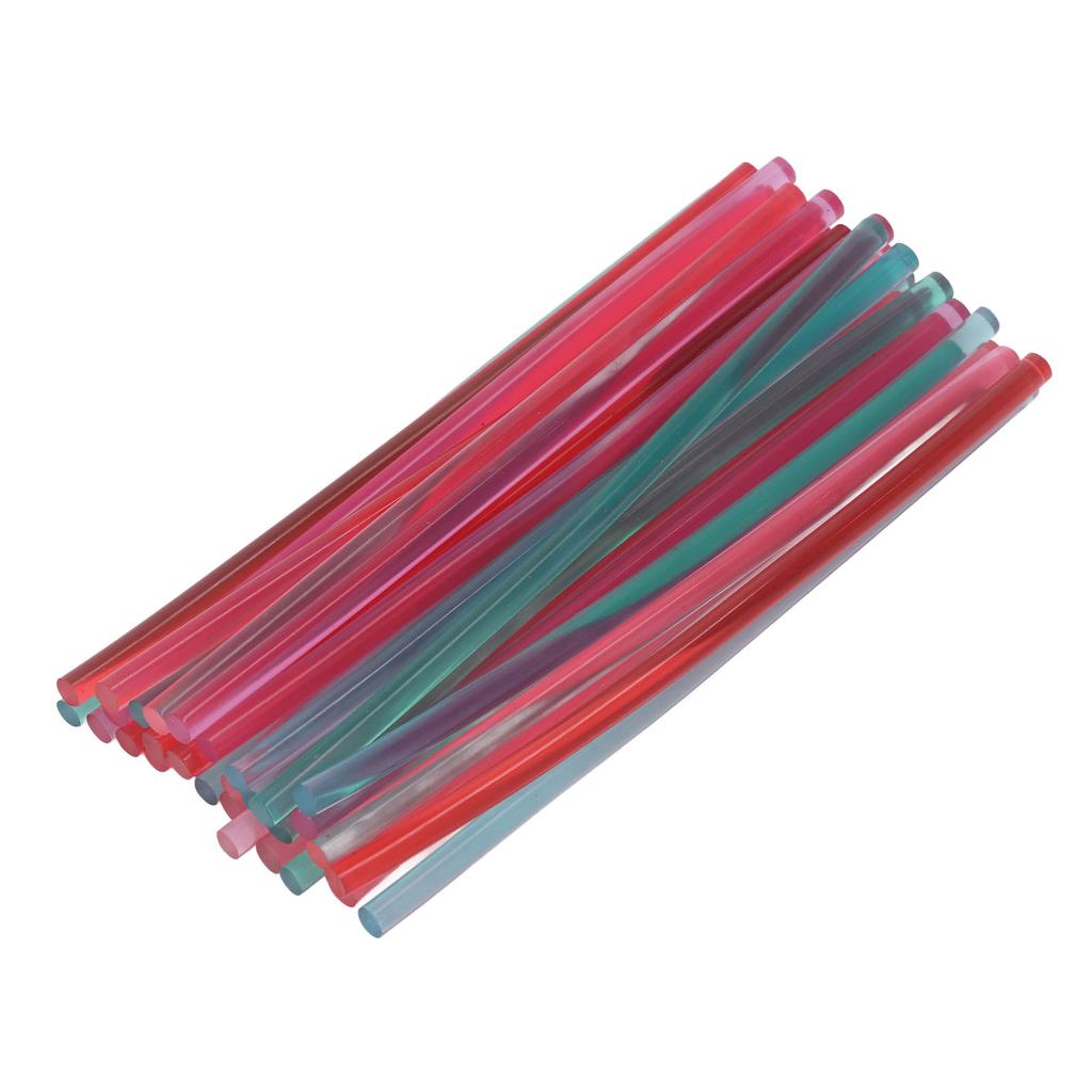 30Pcs Colored Hot Glue Sticks Strong Adhesion Good Toughness Eco Friendly Hot Melting Glue Sealing