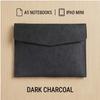 Simple Retro A5 Leather Briefcase Thick Waterproof Design Portable Large Capacity Business Document Storage Bag