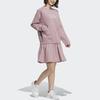 Adidas Neo CNY Print A-Line Sports Long Sleeve Dress Women Dress Purple Pink HM9884