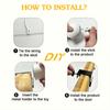 Interactive Cat Toys Hanging Electric for Indoor Cats Teaser Toy Kitten Automatic White