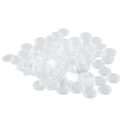 Accessories Coin Holders Protect Box Round 100pcs 18mm Plastic Capsules Set Case Storage Ceremony Commemorative